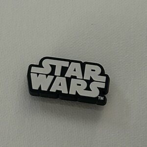 CROCS NWOT Black Star Wars Logo Jibbit